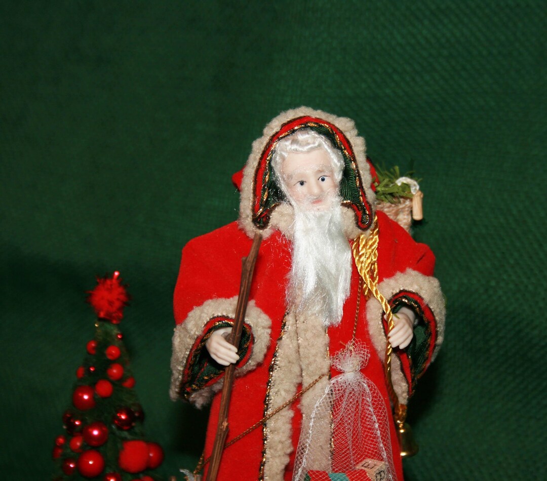 grosser Weihnachtsbaumständer Christbaumständer Nikolaus Santa Claus 1919