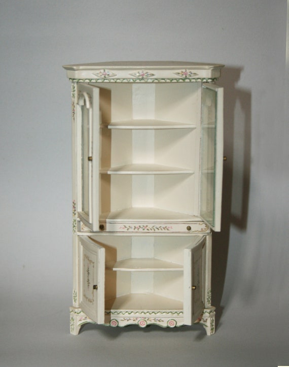 Shabby chic online corner cabinet