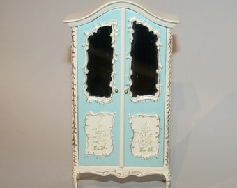 DOLLHOUSE MINIATURES " BABY wardrobe " Artisan Handmade Miniature in 12th scale. From CosediunaltroMondo Italy