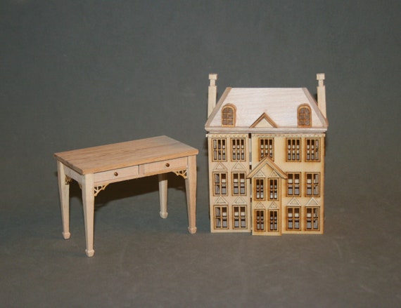 Small Baby House and Table Natural Wood DOLL HOUSE Miniature Furniture Artisan Handmade Miniature 1 12 Scale Cosediunaltromondo Etsy Canada