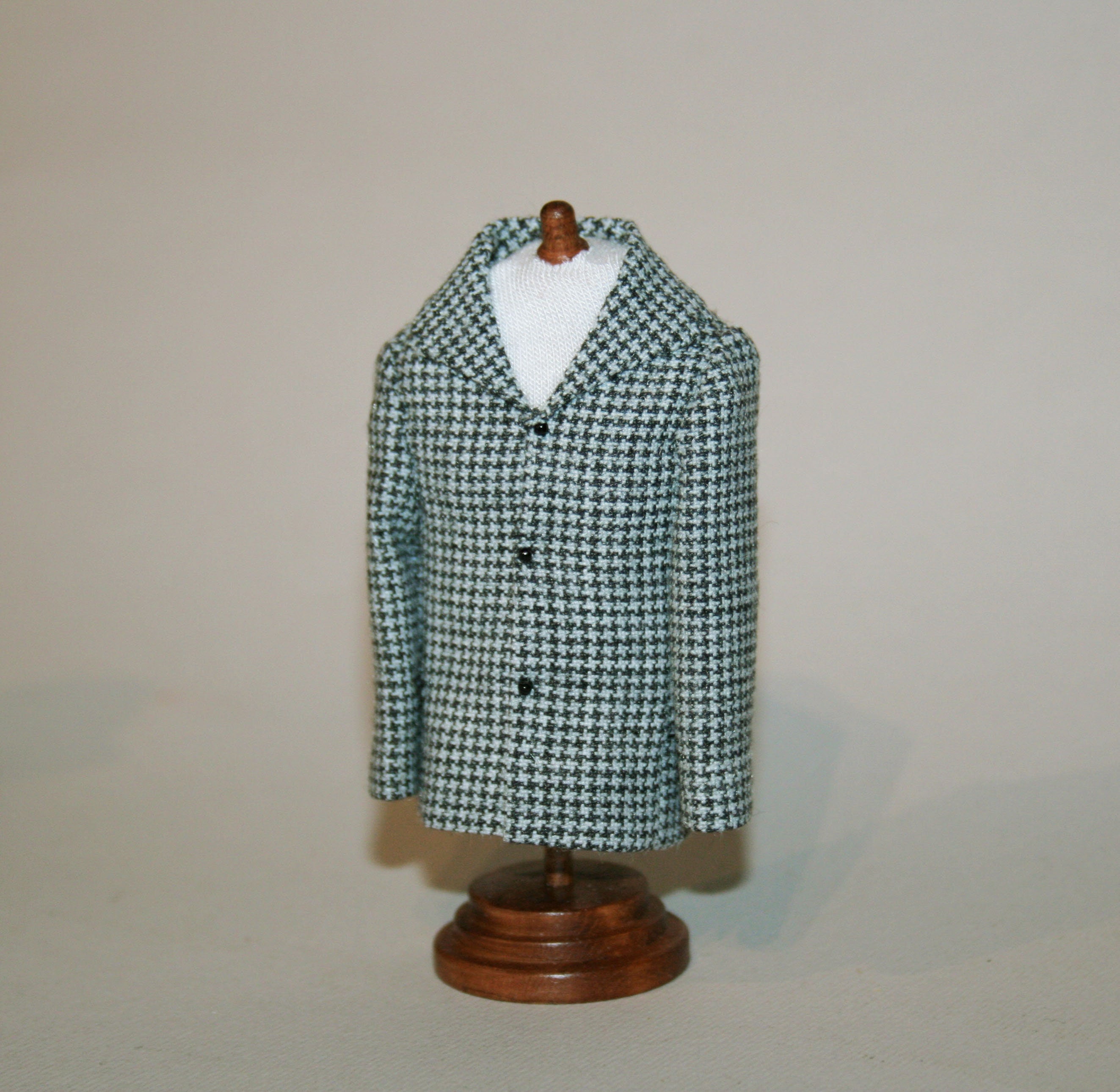 8040 houndstooth pied de poule jacket coat cotton fabric cm140 gr490 gr350  sqm Comp cotton polyester Green 250mts – Blue 650mts – Stoxx fashion stock  fabric