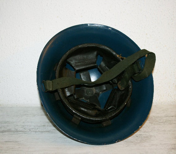 Original MK Blue Police English Helmet - image 3