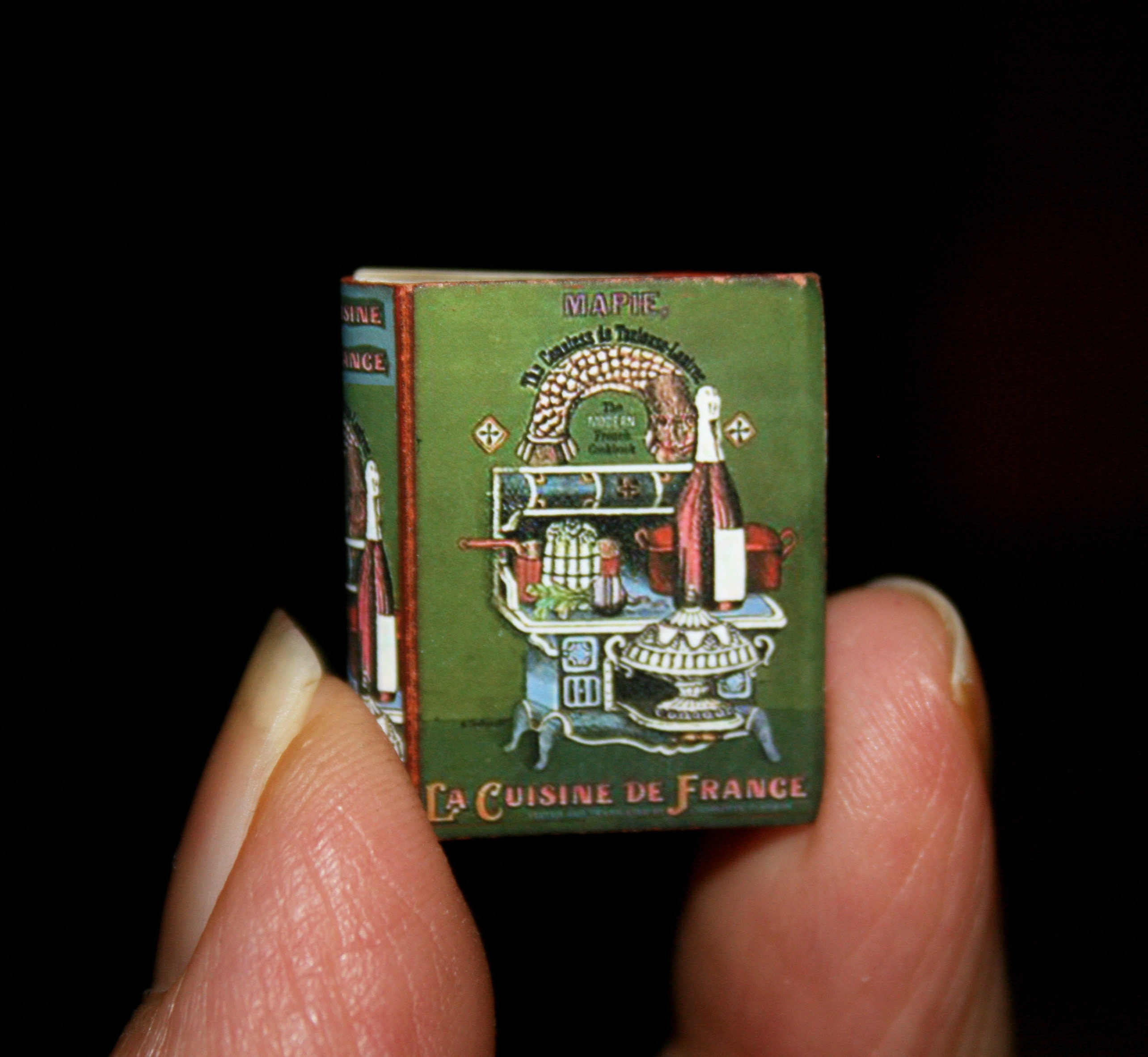 COOK BOOK, CU18 - DOLLHOUSE Miniatures - Artisan Handmade Miniature ...
