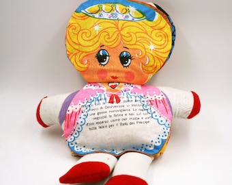 Verhalenboekdoek Assepoester Pop - Flip Doll - Sprookjespop - Vintage jaren '70 pop - Kindercadeau - Verzamelpoppen