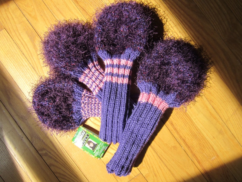 Fuzzy Knit, Handmade Golf Club Head Covers...Made to Order. Please Message before Ordering. image 2