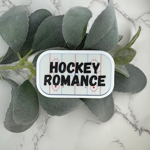 Pegatina de romance de hockey / Bookish / Kindle / Libro Novio / Smut