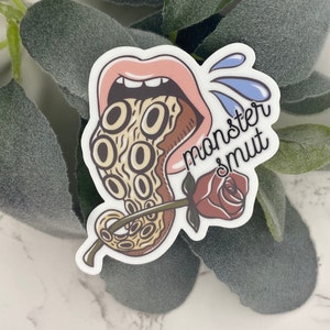 Monster Smut Sticker | Bookish Sticker | Creepy Cute | Kindle Sticker