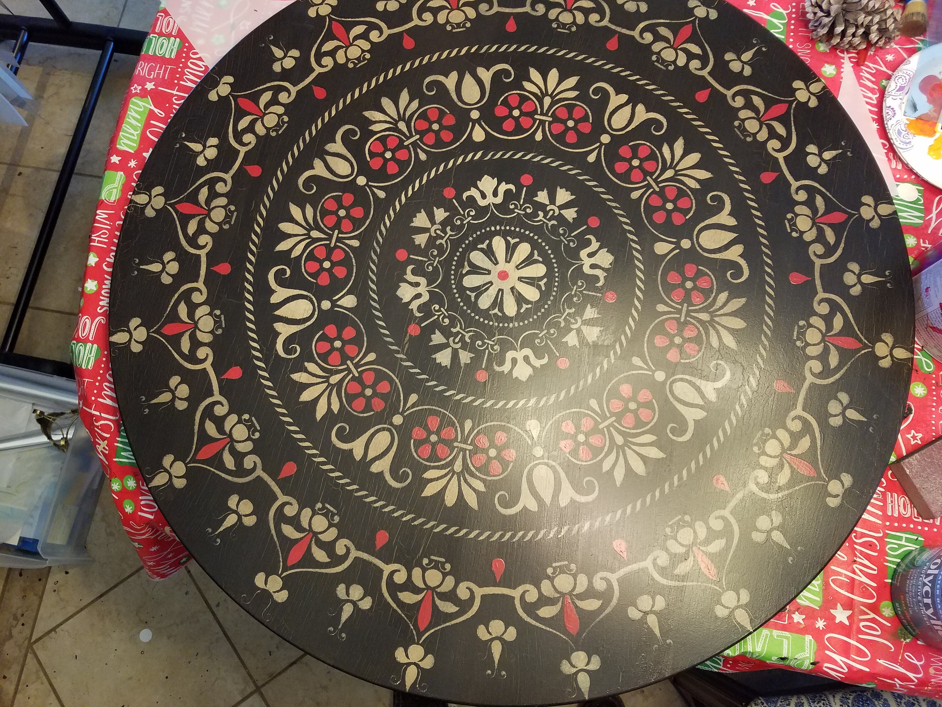 Lazy Susan turntable 20 24 28 30 36 hand painted Etsy