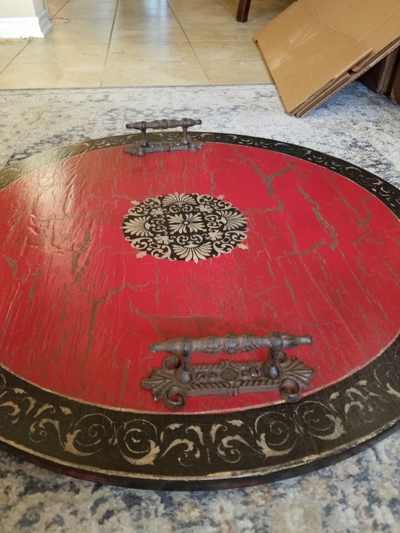 24 28 30 36 Inch Round Ottoman Serving Tray Of User 36 Inch Round Ottoman Serving Tray, 30 Inch Coffee Table Tray