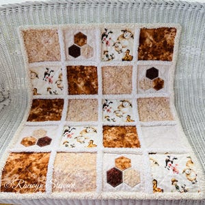 Inlay Rag Quilt Tutorial by Raewyn Stewart