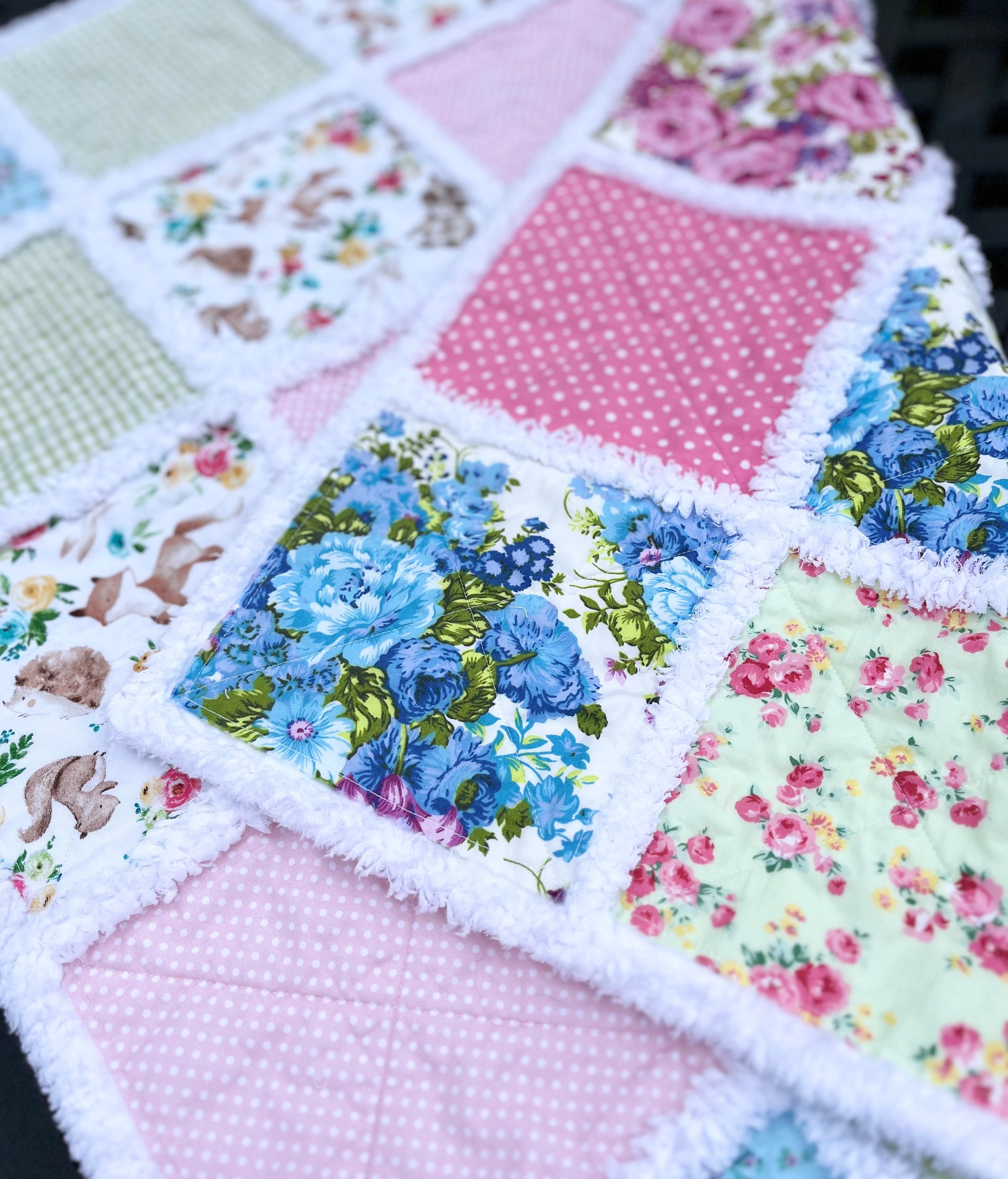 Baby Rag Quilt Kit Etsy