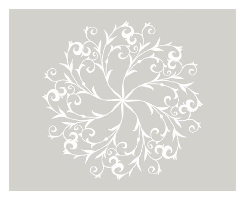 vinyl wall art mural sticker Bloom Flower shade glass window wall decal