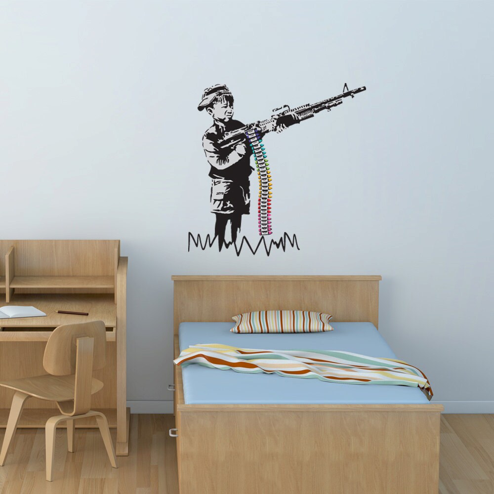 banksy wall stickers