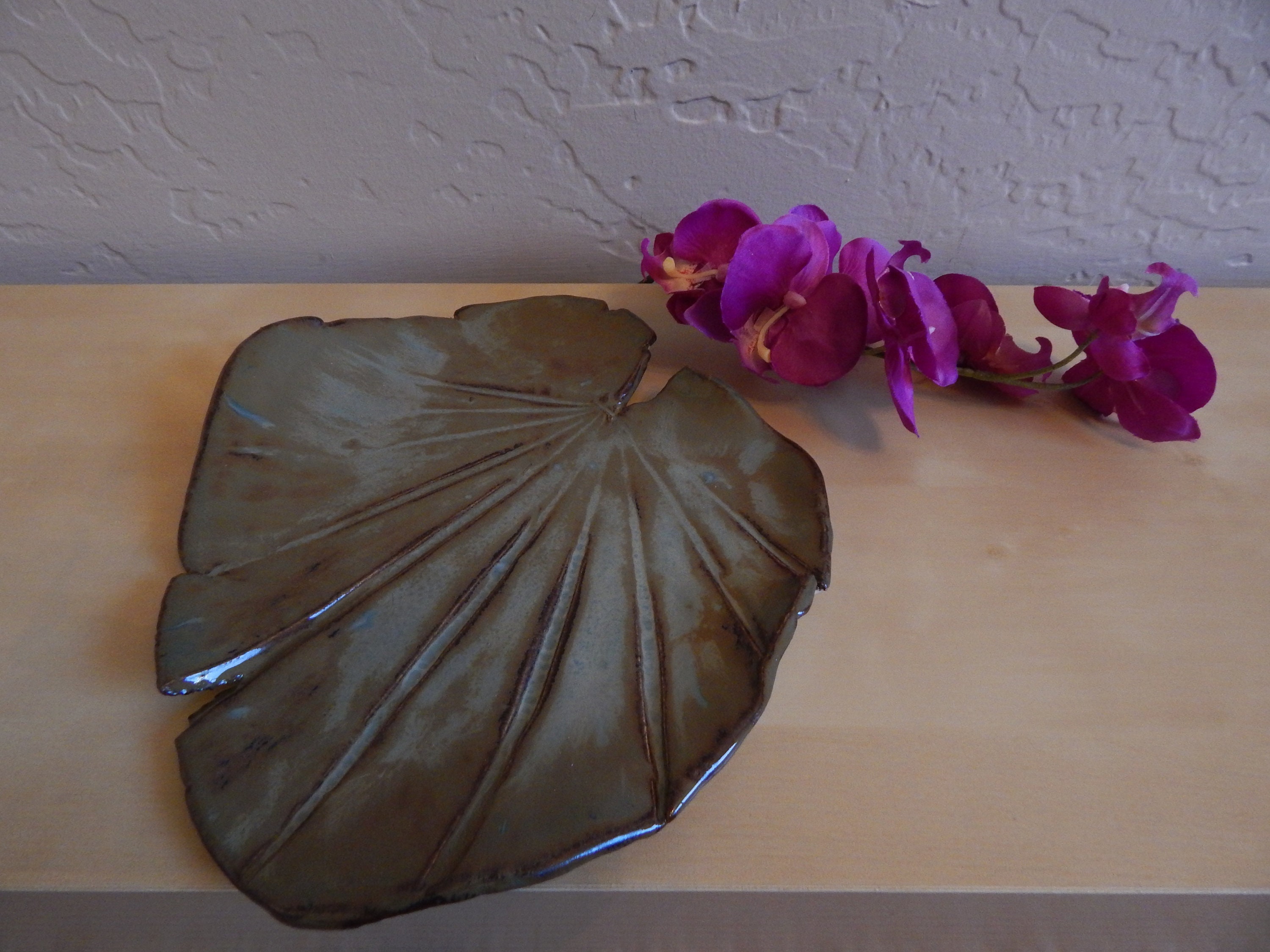 Leaf design tray serving trays unique serving trays. Etsy