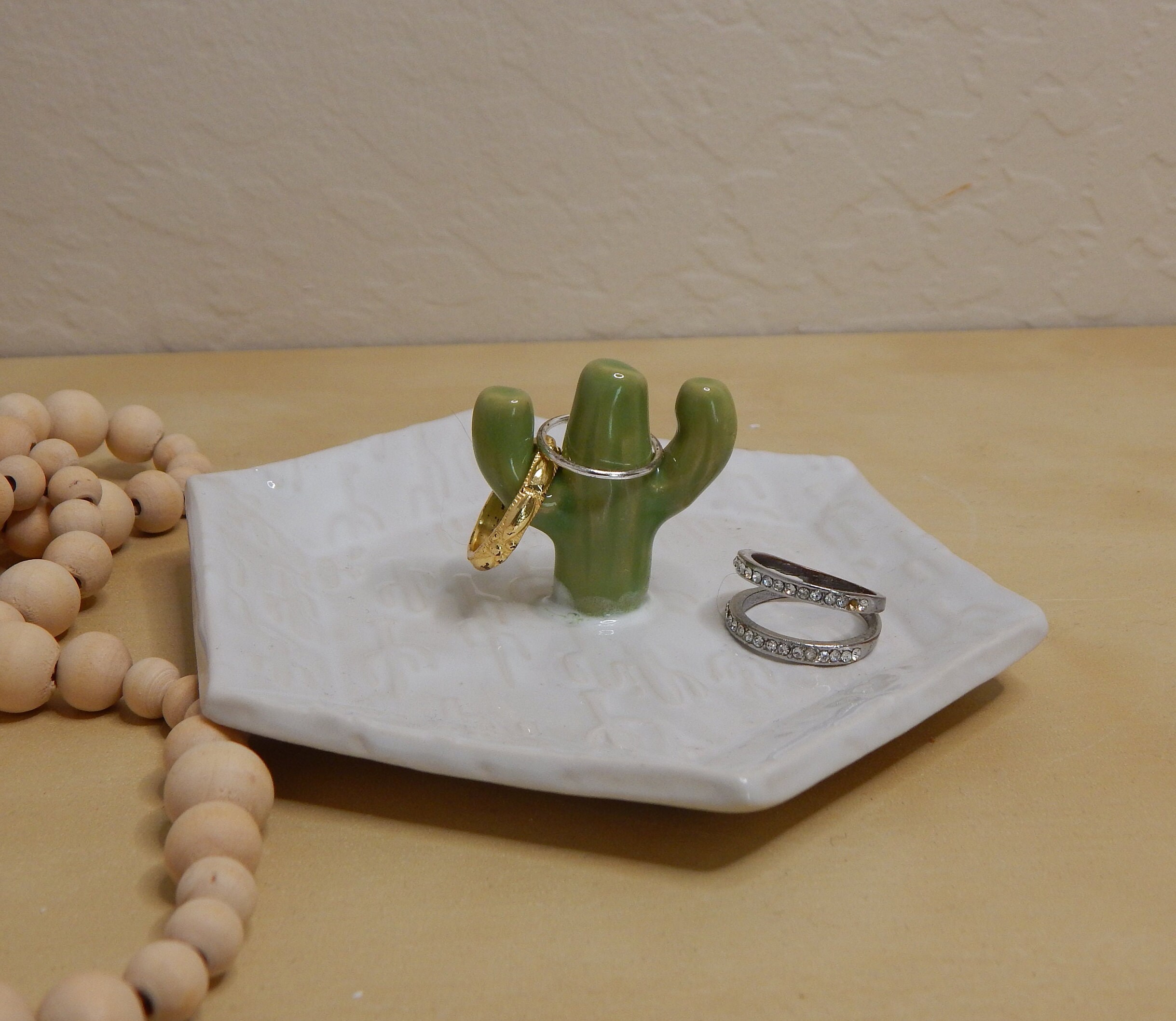 Cactus Trinket Tray – River Craft Ceramics