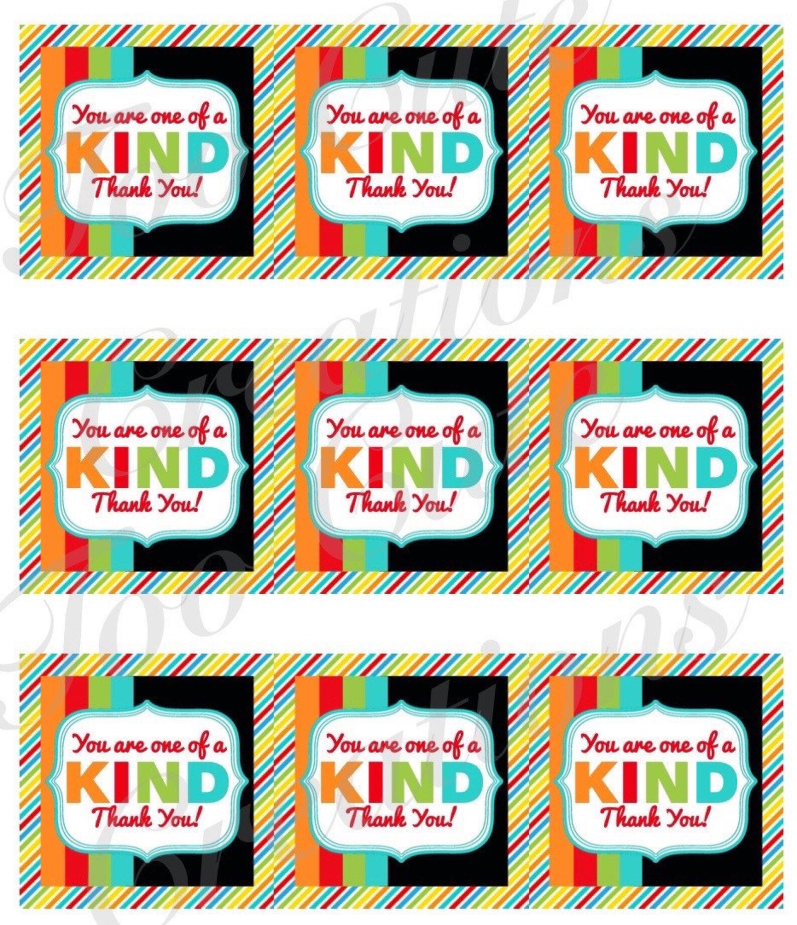 One of a KIND Bar gift tags faculty/Teacher gift ideas Staff Etsy