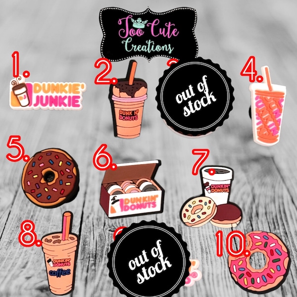 Dunkin Donuts Crocs Etsy