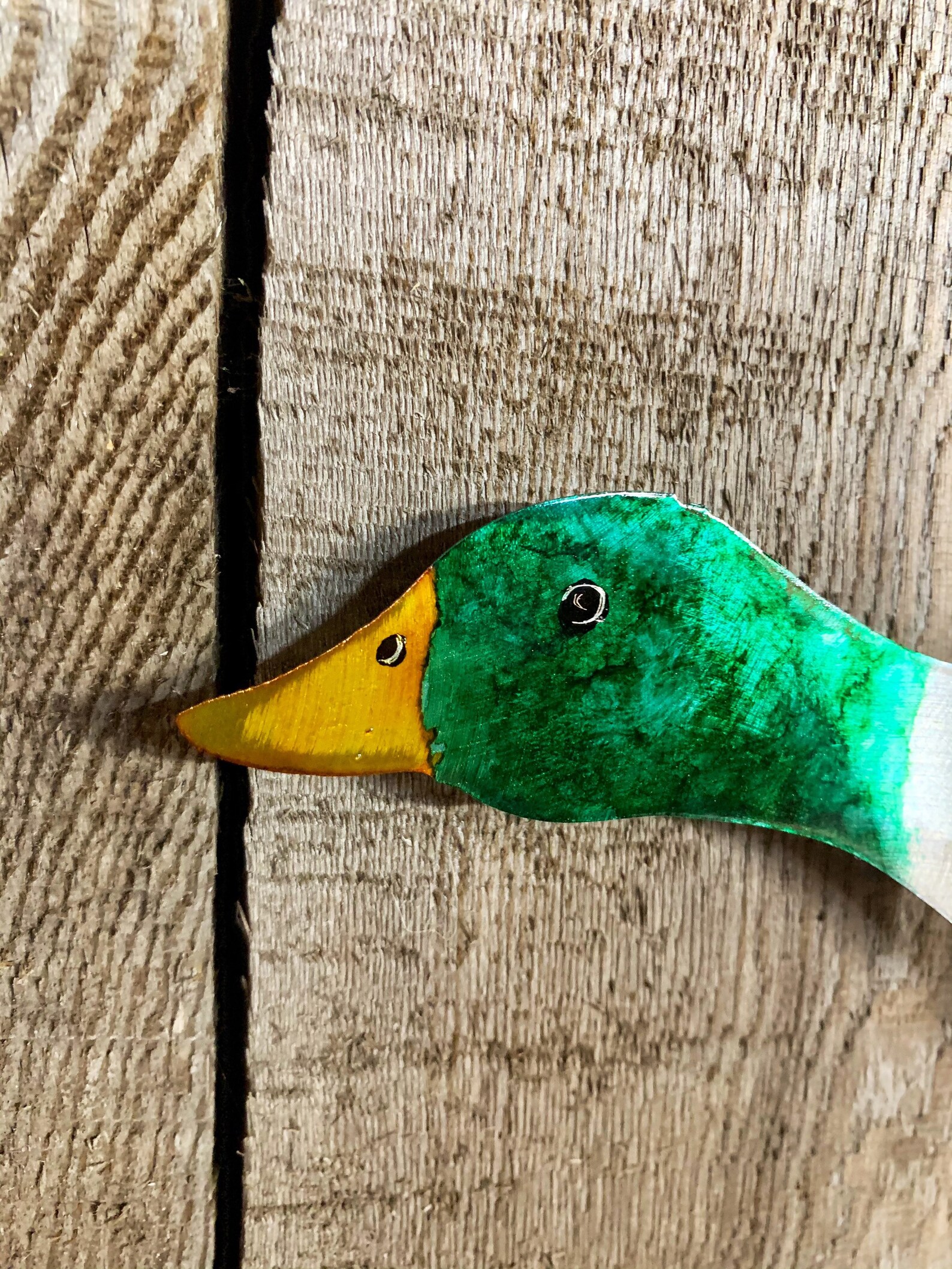 Mallard Duck / Metal Yard Art / Home Wall Art / Duck Etsy