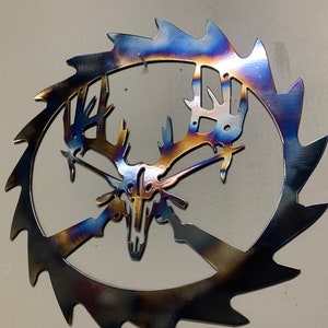 Whitetail Bowhunter Welcome Sawblade Cut Out Metal Wall Art - Metal Decor  Studios