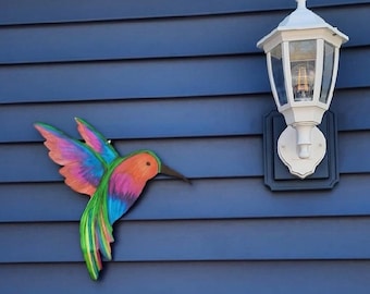 Hummingbird/Metal Art/Wall Art/ Yard Art/Recycled Metal/ XL-REG-SM Size