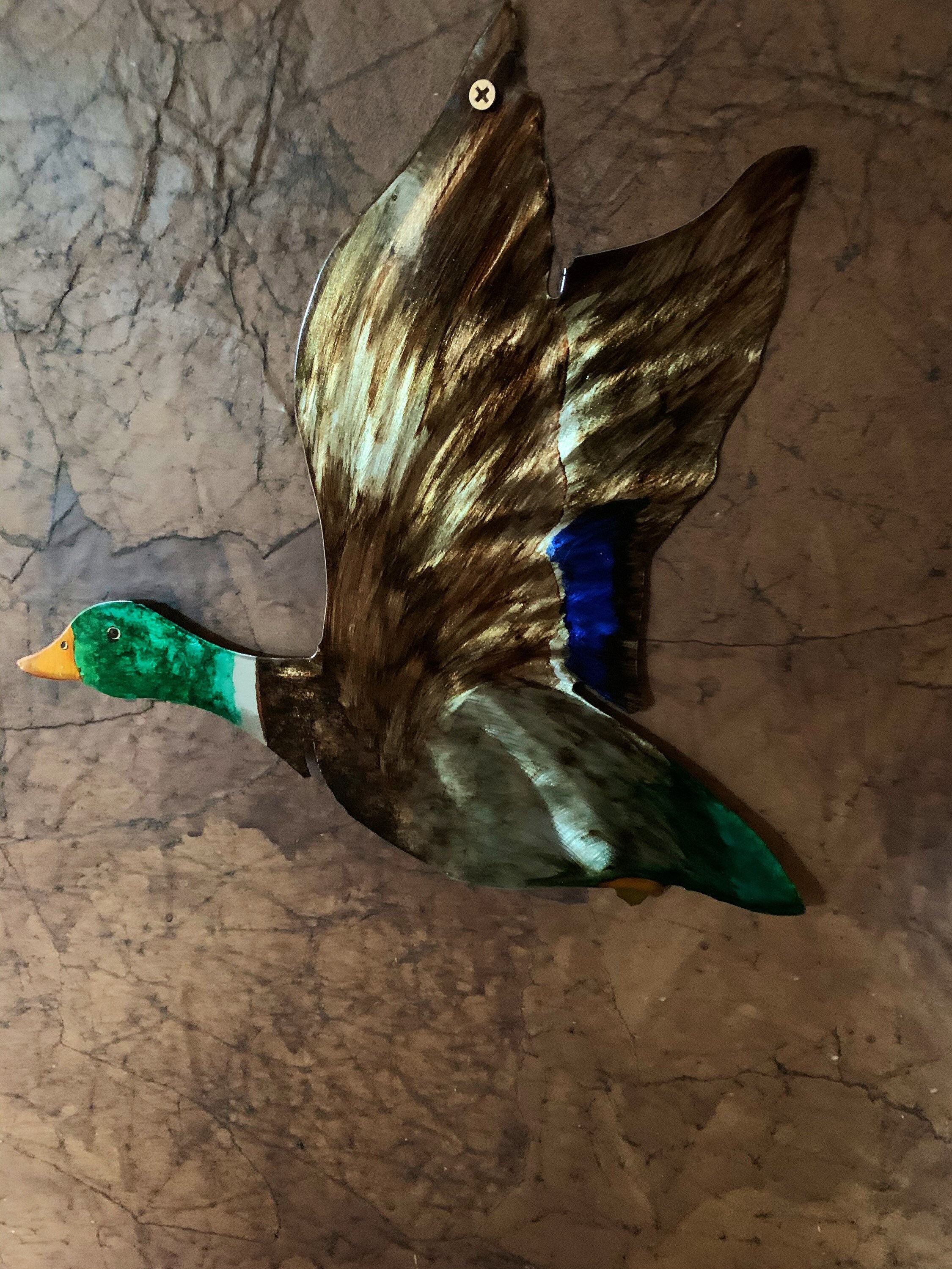 Mallard Duck / metal yard art / home wall art / duck Etsy