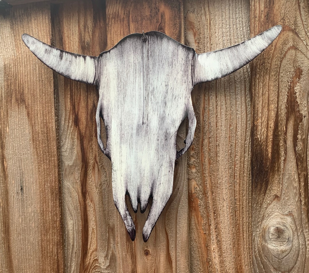 Metal Cow Skull / Metal Art Etsy