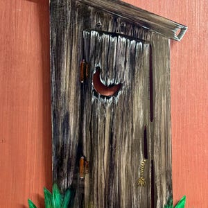Metal Outhouse wall decor