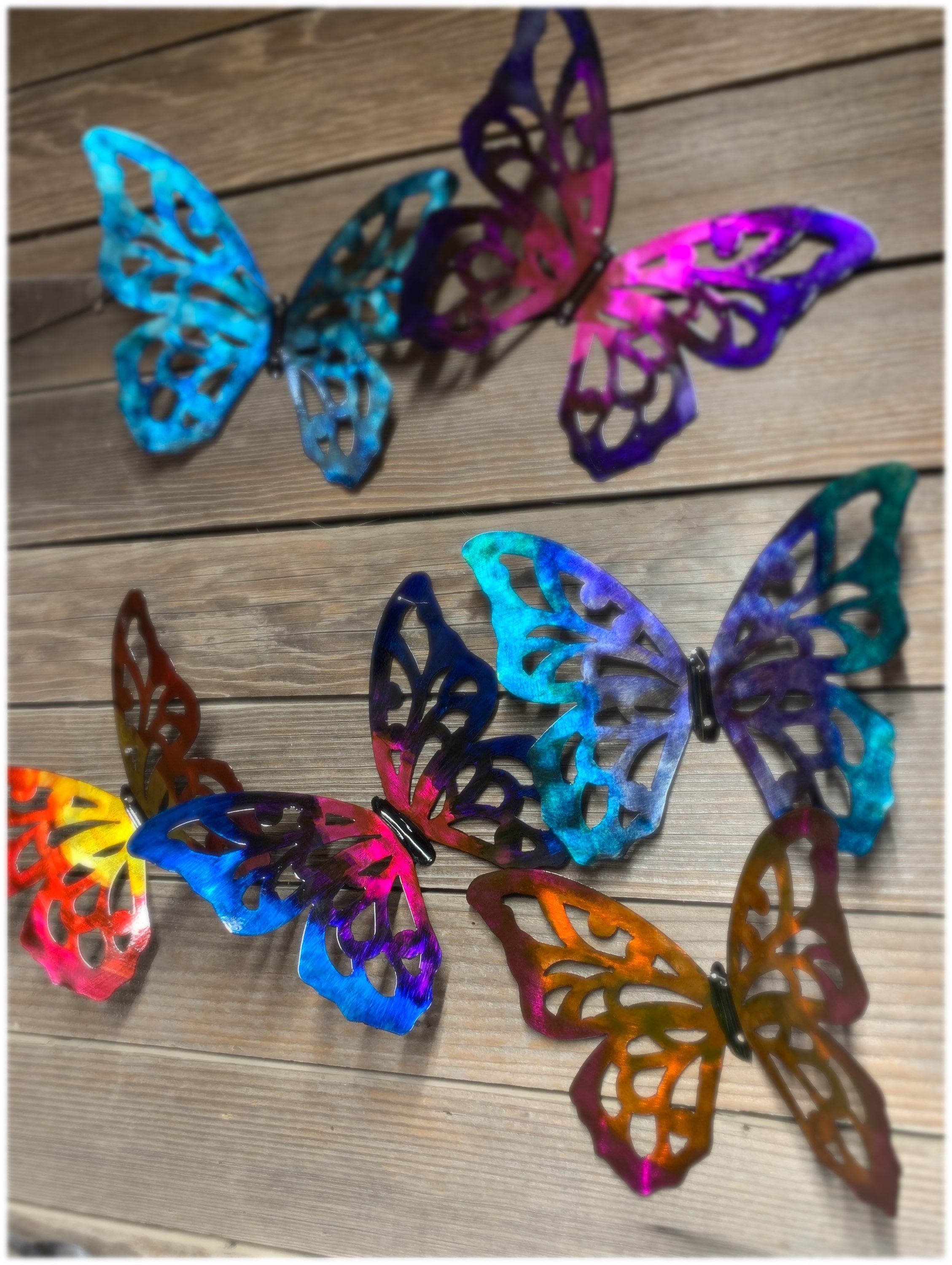 Metal butterflies online