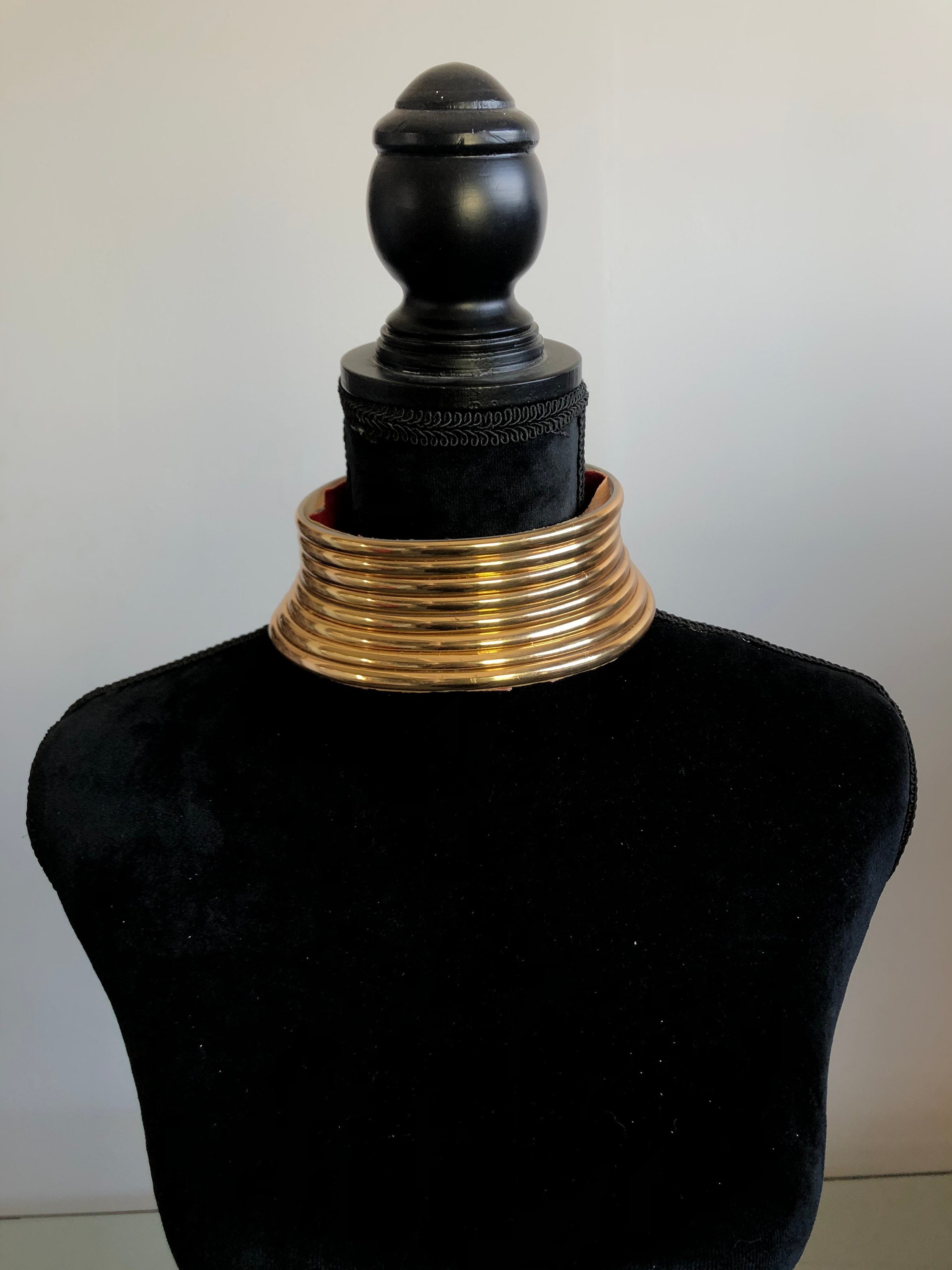 Gold Ndebele Choker idzila - Etsy