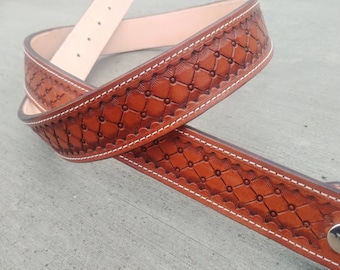Western Leather Belt Cowboy accessory cowgirl belts rodeo mens gift childrens belts hand tooled diamond belts leather name personalized
