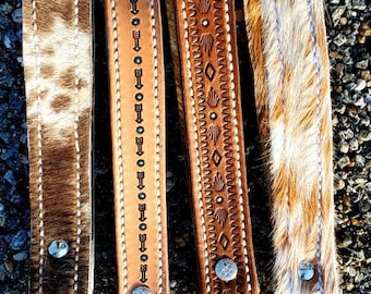 Cowhide wristlet strap speckled cowhide purse strap keychain western purse strap key fob cowgirlwristlet straps custom key chain holder