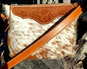 Cowhide purse western bag tooled leather crossbody purse purses western handbag custom cowhide purse cowgirl swag western fashion womens