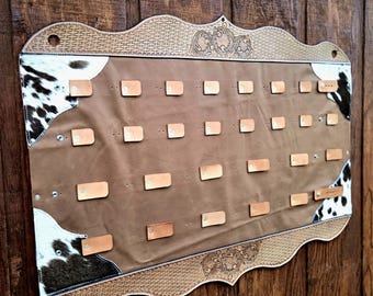Belt Buckle Hanger Super Sized Extra Large buckle display western wall decor cowboy home
