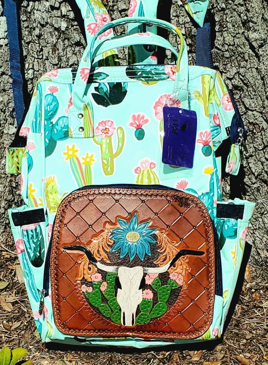 Highland & Turquoise Diaper Bag – The Crooked Cactus Boutique