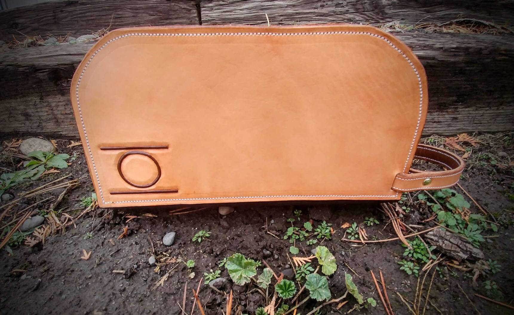 Leather toiletry bag western shave kit with brand personalized Etsy
