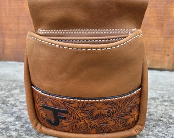 ammo bag shotshell pouch shooting bag range bag shell bag shotgun shooting gear hunting accessories ammo pouch leather shell cartridge case