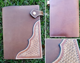 Leather bible case custom leather bible cases western bible cowboy bible hand tooled leather bible cover bookcase book cover personalized