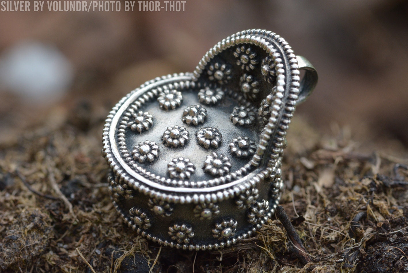 Viking magic woman pendant