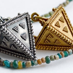 Byzantine pyramid pendant