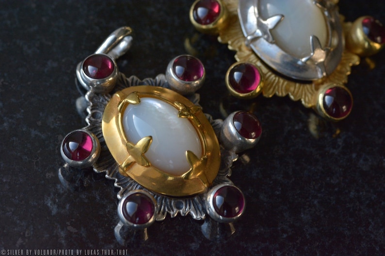 Gilded Medieval Pendant Etsy