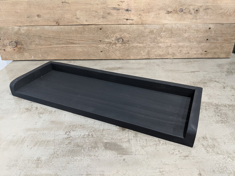 Wood Toilet Tank Cover Tray Rustic Toilet Paper Holder Tray Etsy