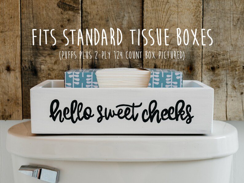 Hello Sweet Cheeks Jumbo Toilet Paper Holder Farmhouse Etsy