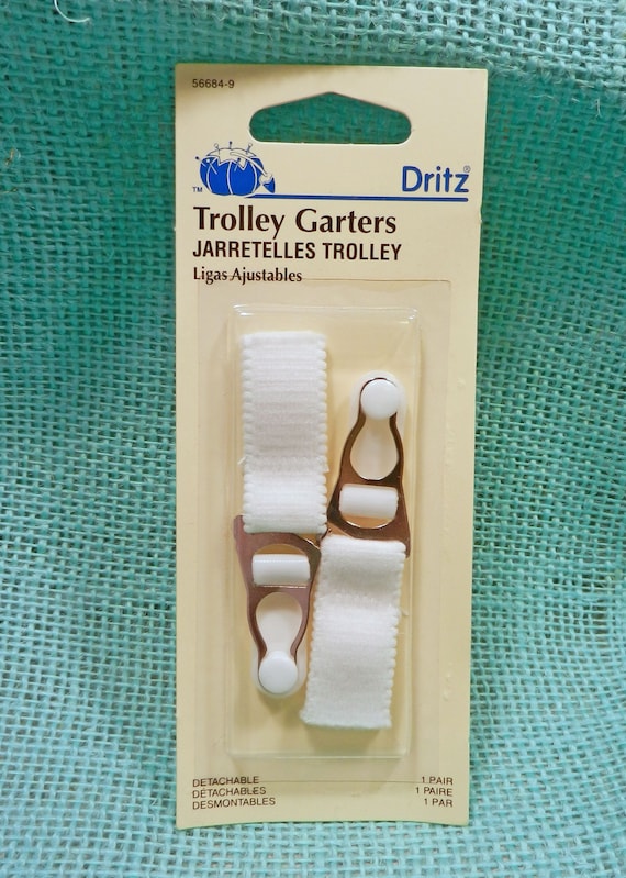Pair of Trolley Garters for Stockings and corsets