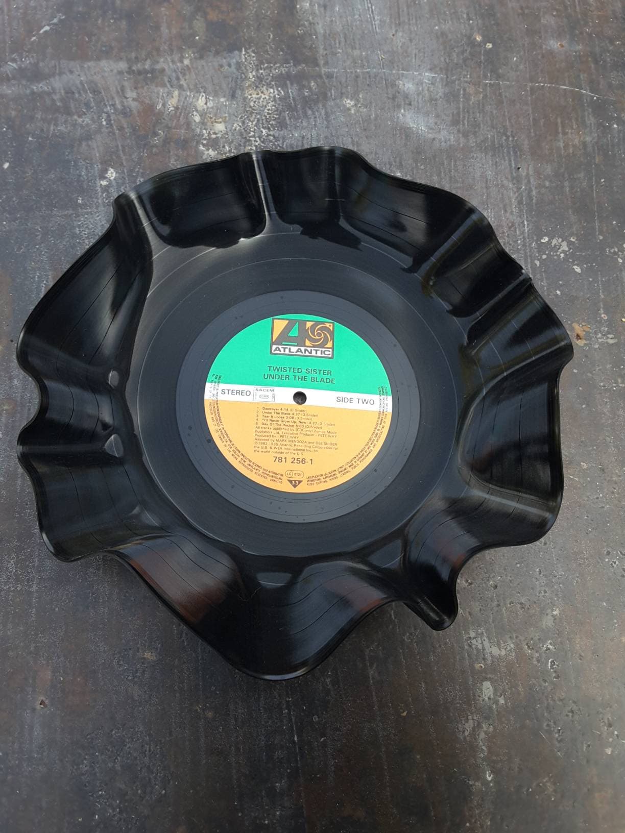 Coupe/Plat Vide Poche Disque Vinyle 33T - 33 Tours