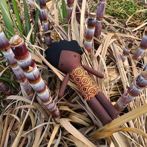 African Aziza - handmade doll
