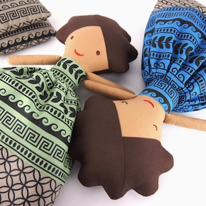 Greek Sophia - handmade doll