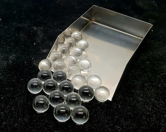 5Pcs, Natural Clear Crystal Smooth European Balls, Round Shape Smooth Crystal Beads,Crystal Beads For Charms/Bracelet/Necklace/Earrings,10MM
