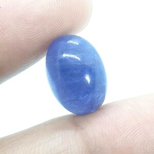 Natuurlijke Tanzaniet Edelsteen, AAA Kwaliteit Tanzanieten, Ovale Vorm Gladde Tanzaniet Cabochons, Paarse Tanzaniet, December Bithstone, 16X12MM