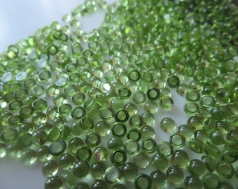 50 Pcs Peridot Round Cabochon 3x3 mm