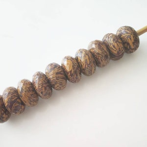Natürliche Mariam Stein Edelstein Phantasie Stylist Rondelle großen Loch lose Perlen 10 Stück 14 X 8 MM-5 MM-Loch